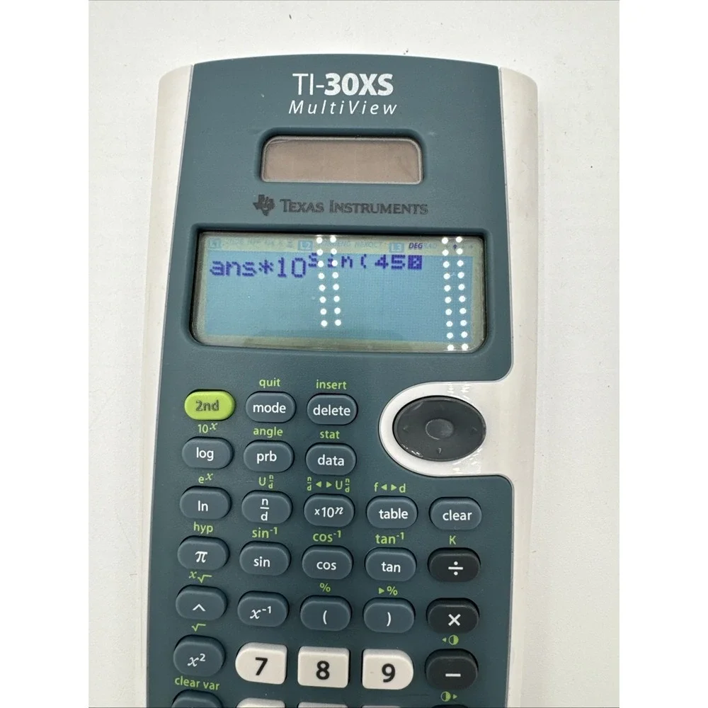 Texas Instruments TI-30XS MultiView Scientific Calculator - Gray Math